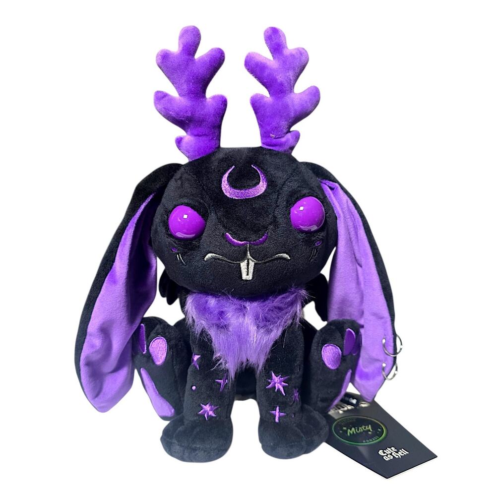 Killstar Misty Kreeptures Rare 2364/3000 Jackalope Plush NWT Black Purple